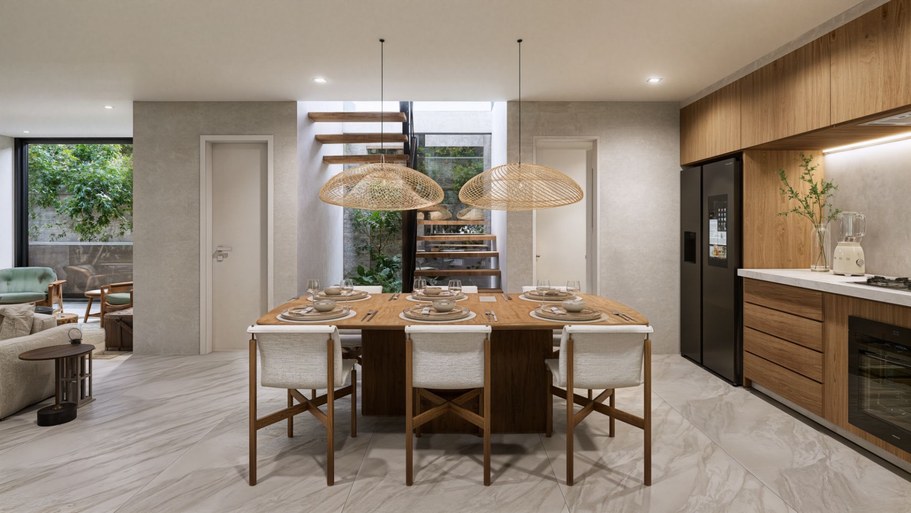 Jantar com escada